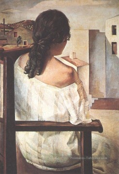 後ろからの少女 1925 キュビスム ダダ シュルレアリスム サルバドール ダリ Oil Paintings